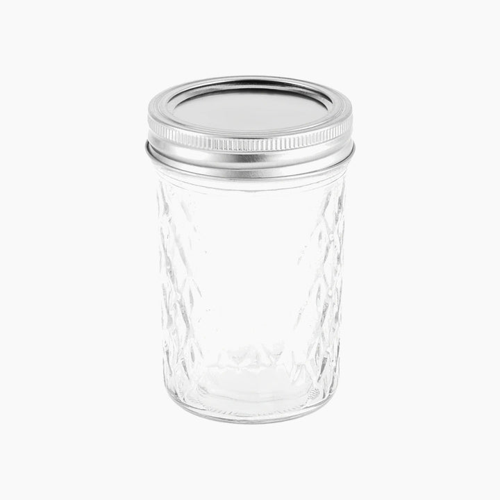 Karaca X Refika Glass Storage Jar 250 ml – Baklava Pattern