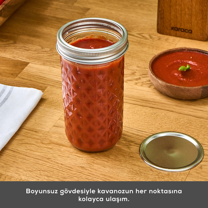 Karaca X Refika Short-Neckless Glass Jar
