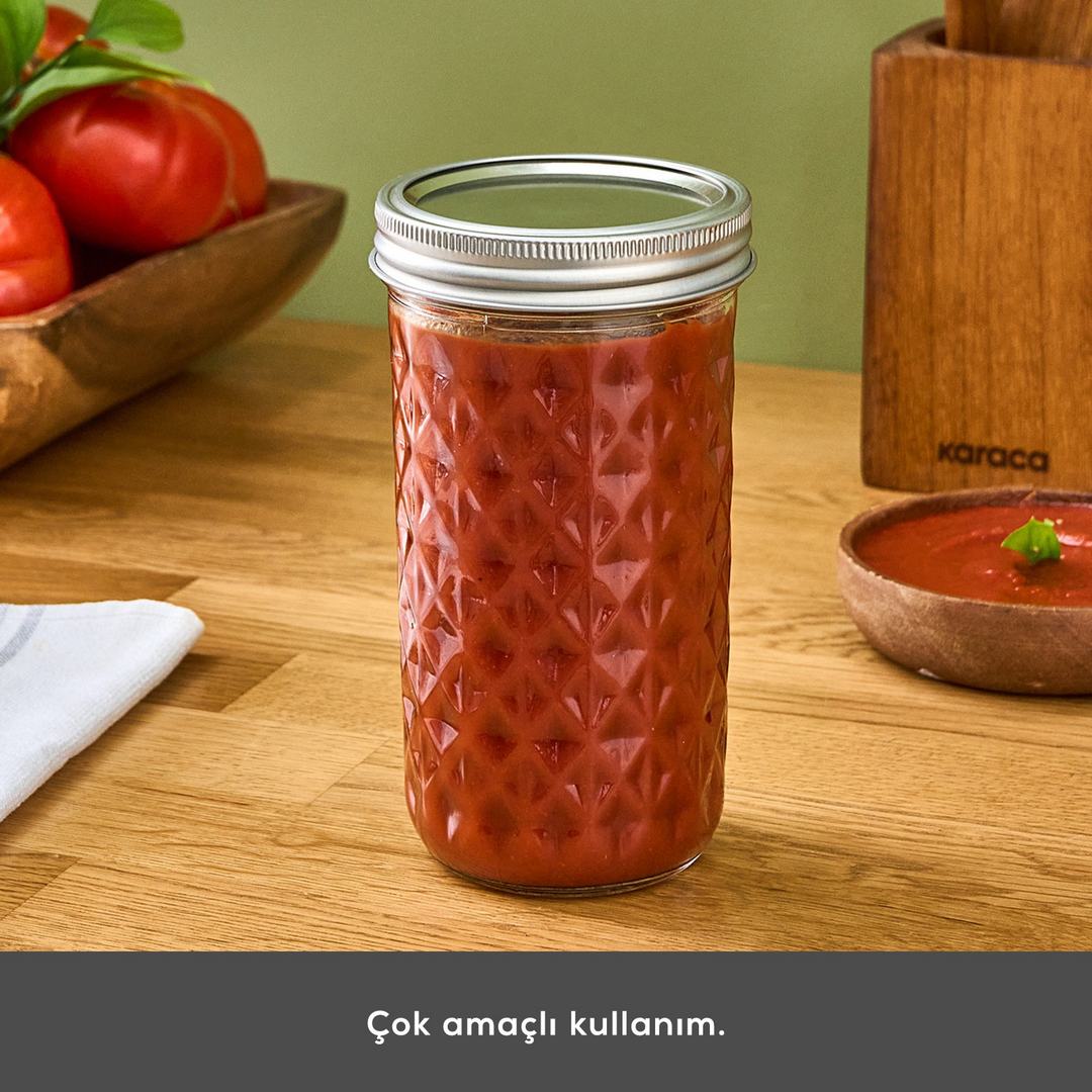 Karaca X Refika Short-Neckless Glass Jar