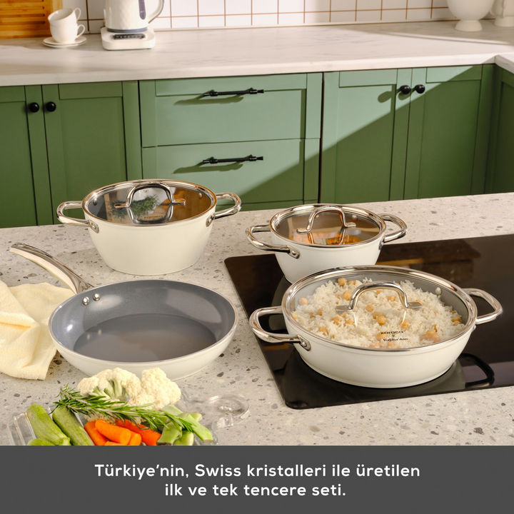 Karaca Swiss Crystal Creamy Metal - 18 Cm