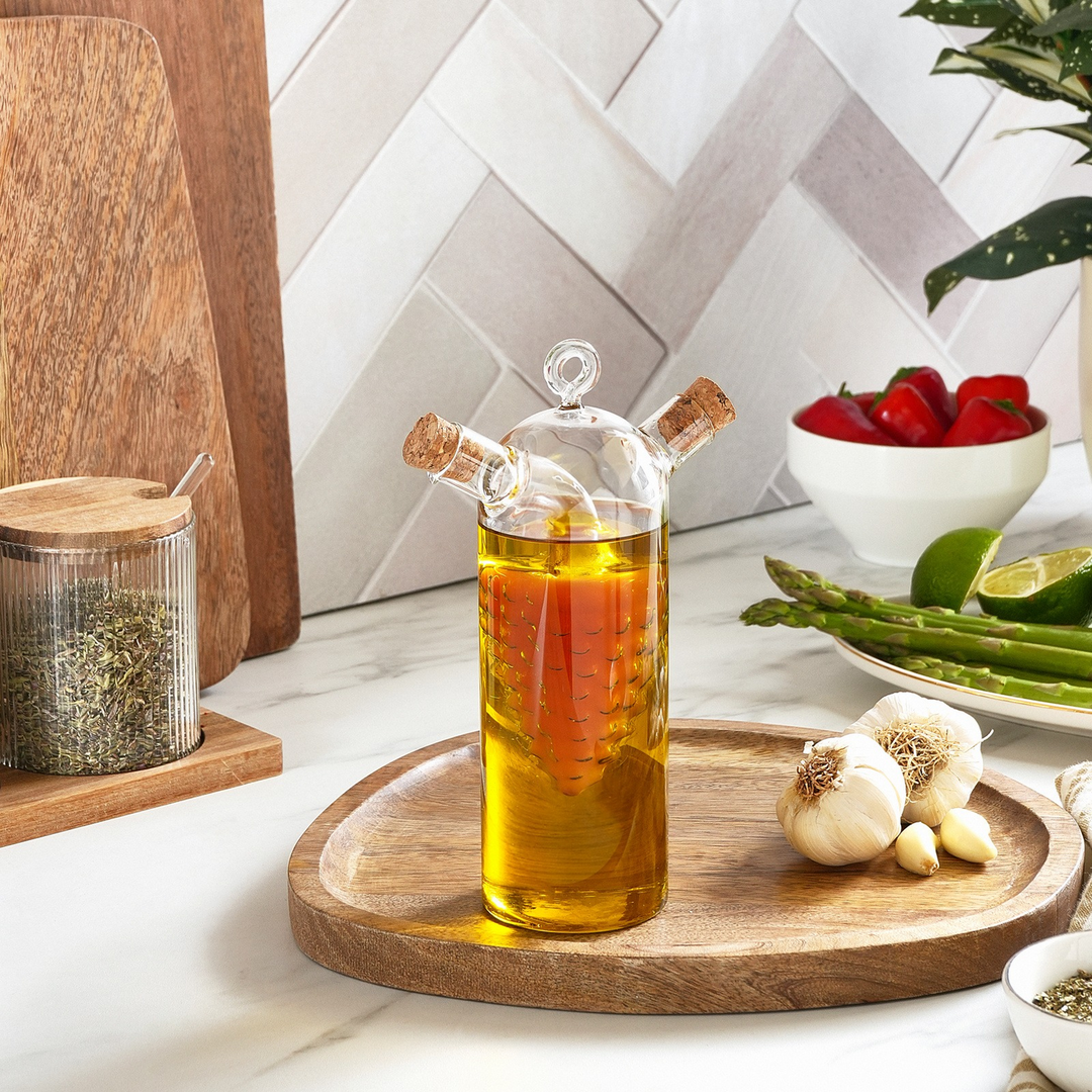 Karaca Ronda Oil &amp; Vinegar Set – Transparent