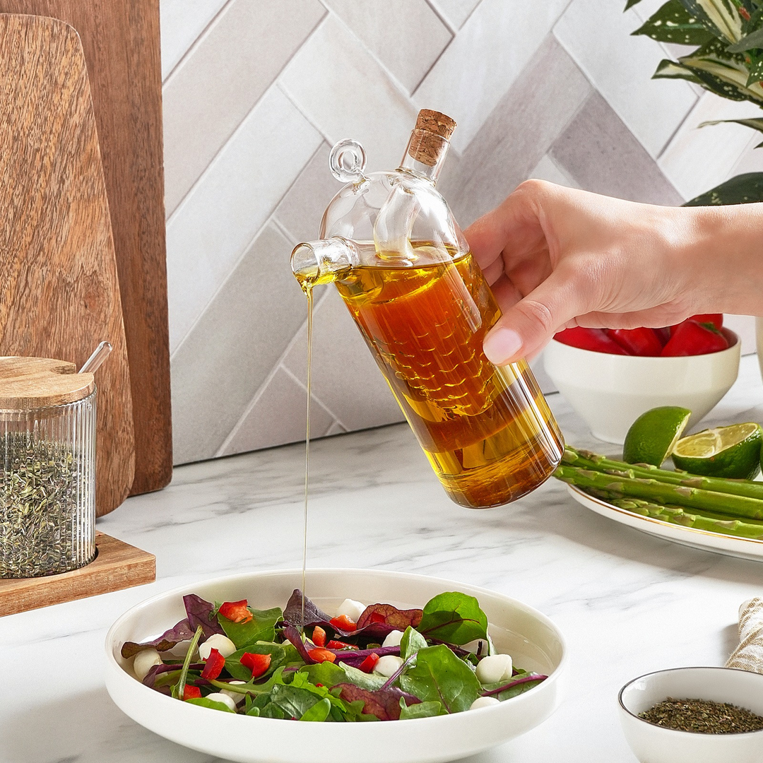 Karaca Ronda Oil &amp; Vinegar Set – Transparent