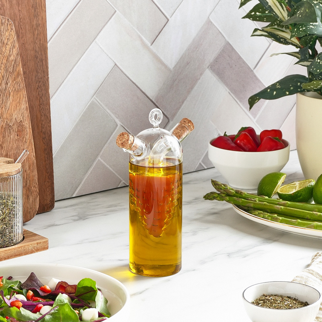 Karaca Ronda Oil &amp; Vinegar Set – Transparent