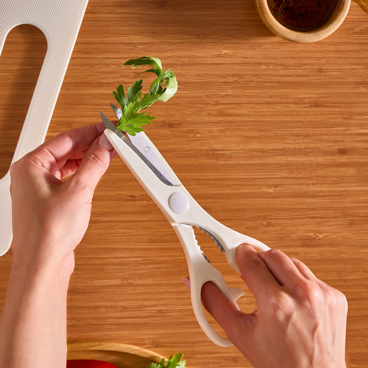 Karaca Sharp 4-in-1 6-Piece Knife Set 25 cm – Cream