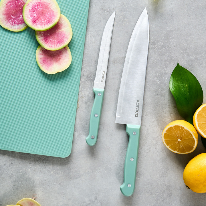 Karaca Sharp 3-in-1 5-Piece Knife Set 25 cm – Mint