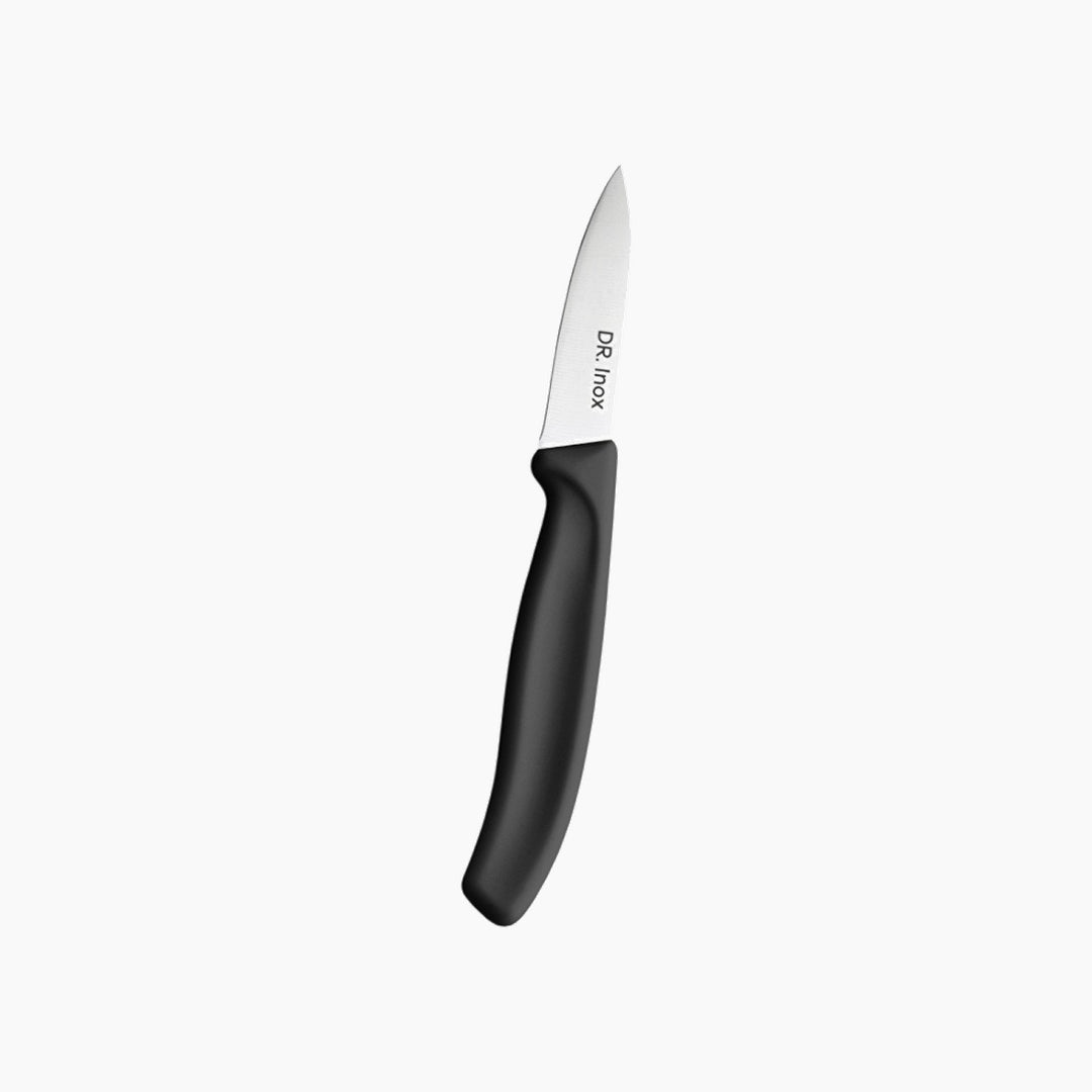 Dr. Inox Serrated Paring Knife 19 cm – Black
