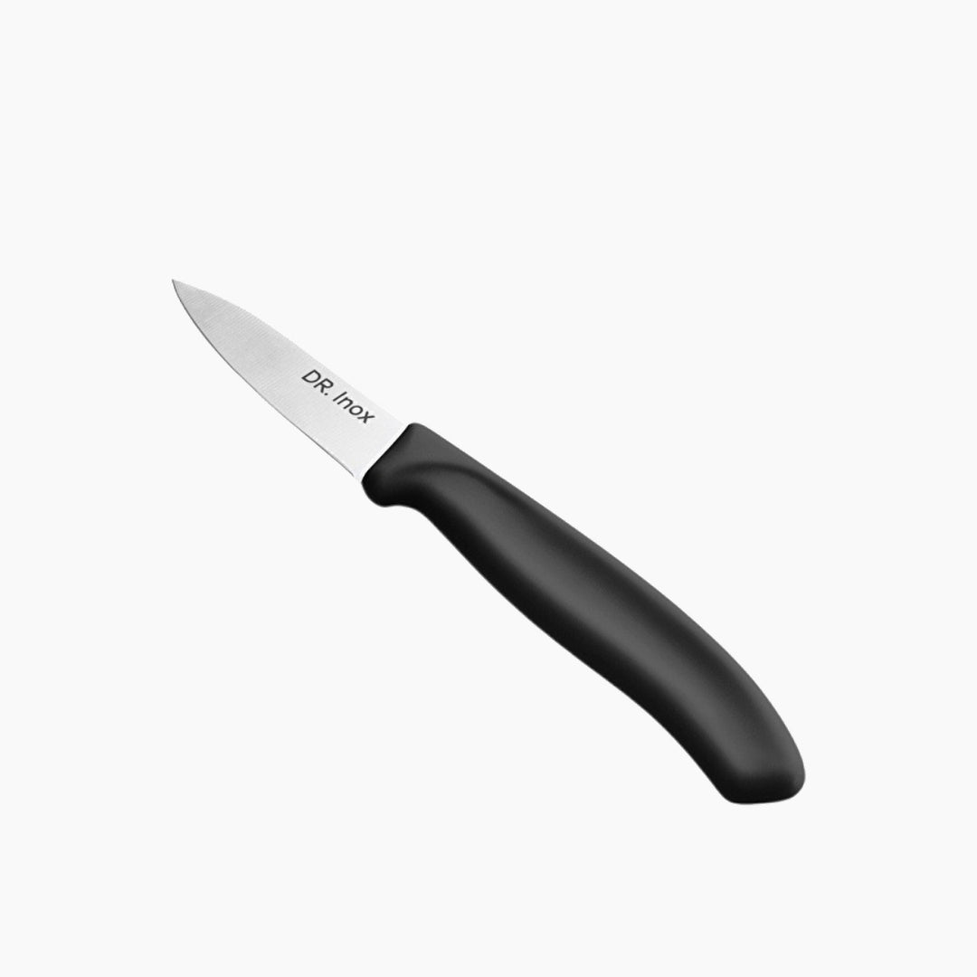 Dr. Inox Serrated Paring Knife 19 cm – Black