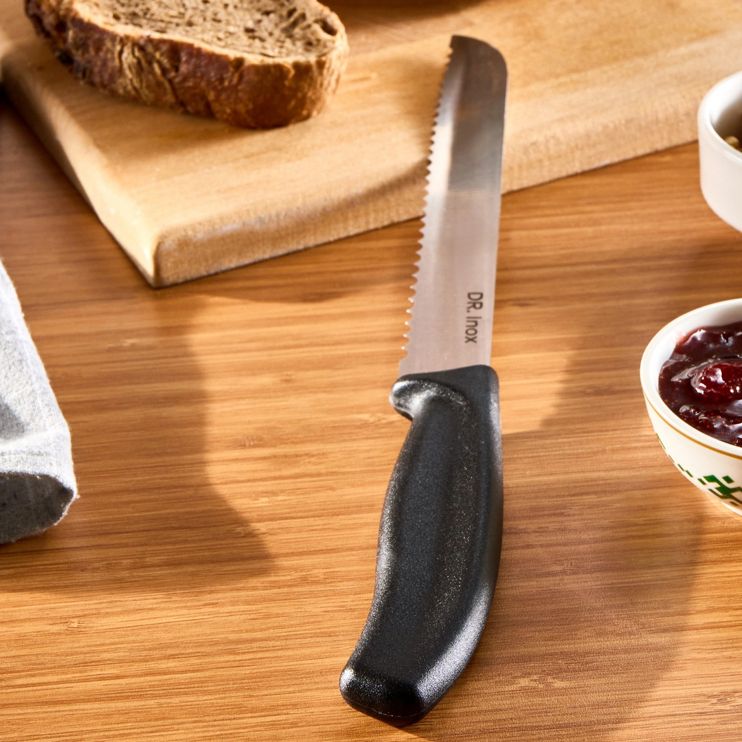 Dr. Inox Bread Knife 32 cm – Black