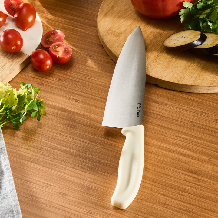 Dr. Inox Chef Knife 33 cm – Cream