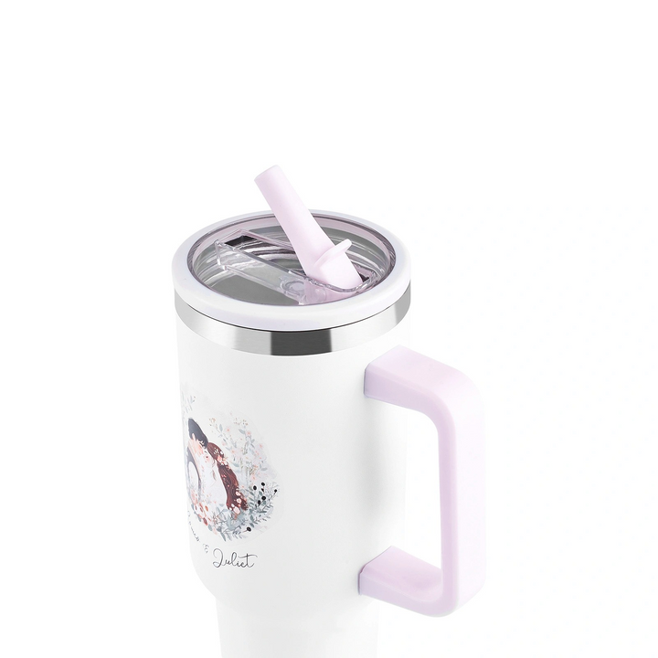 Karaca Star Hero Romeos Stainless Steel Leakproof Thermos 1,150 ml – White
