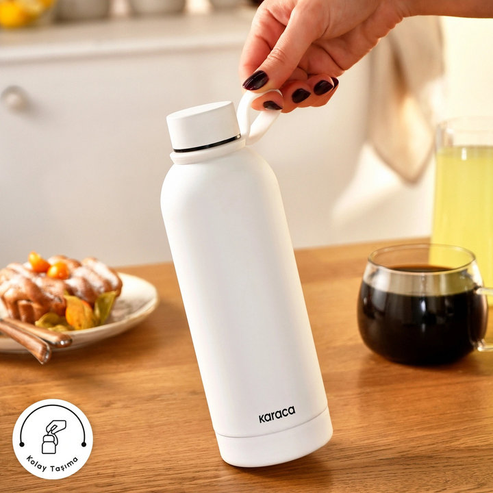 Karaca Aly Soft Touch Stainless Steel Leakproof Thermos 500 ml
