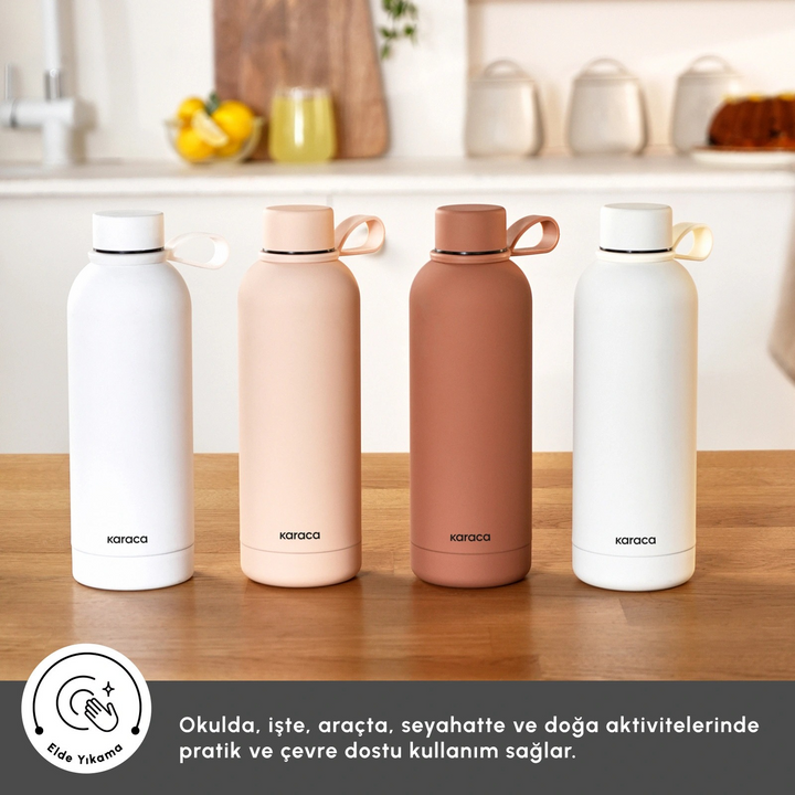 Karaca Aly Soft Touch Stainless Steel Leakproof Thermos 500 ml