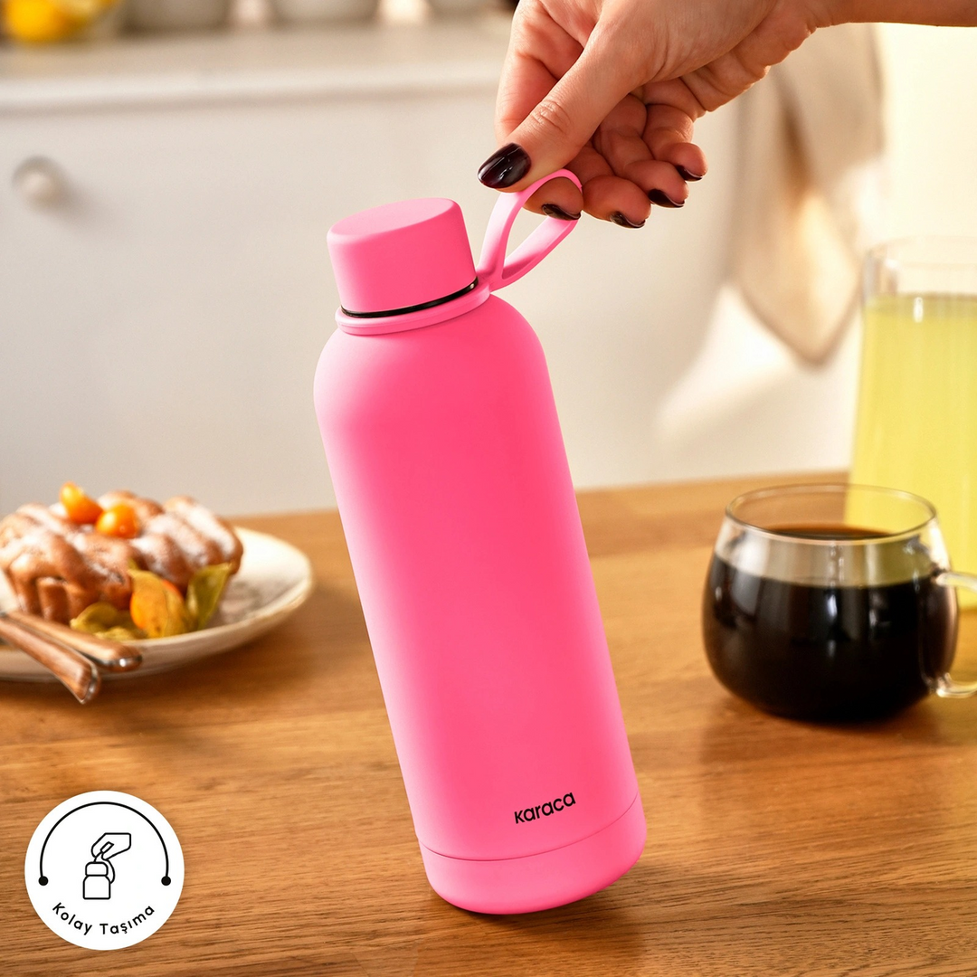 Karaca Aly Soft Touch Stainless Steel Leakproof Thermos 500 ml