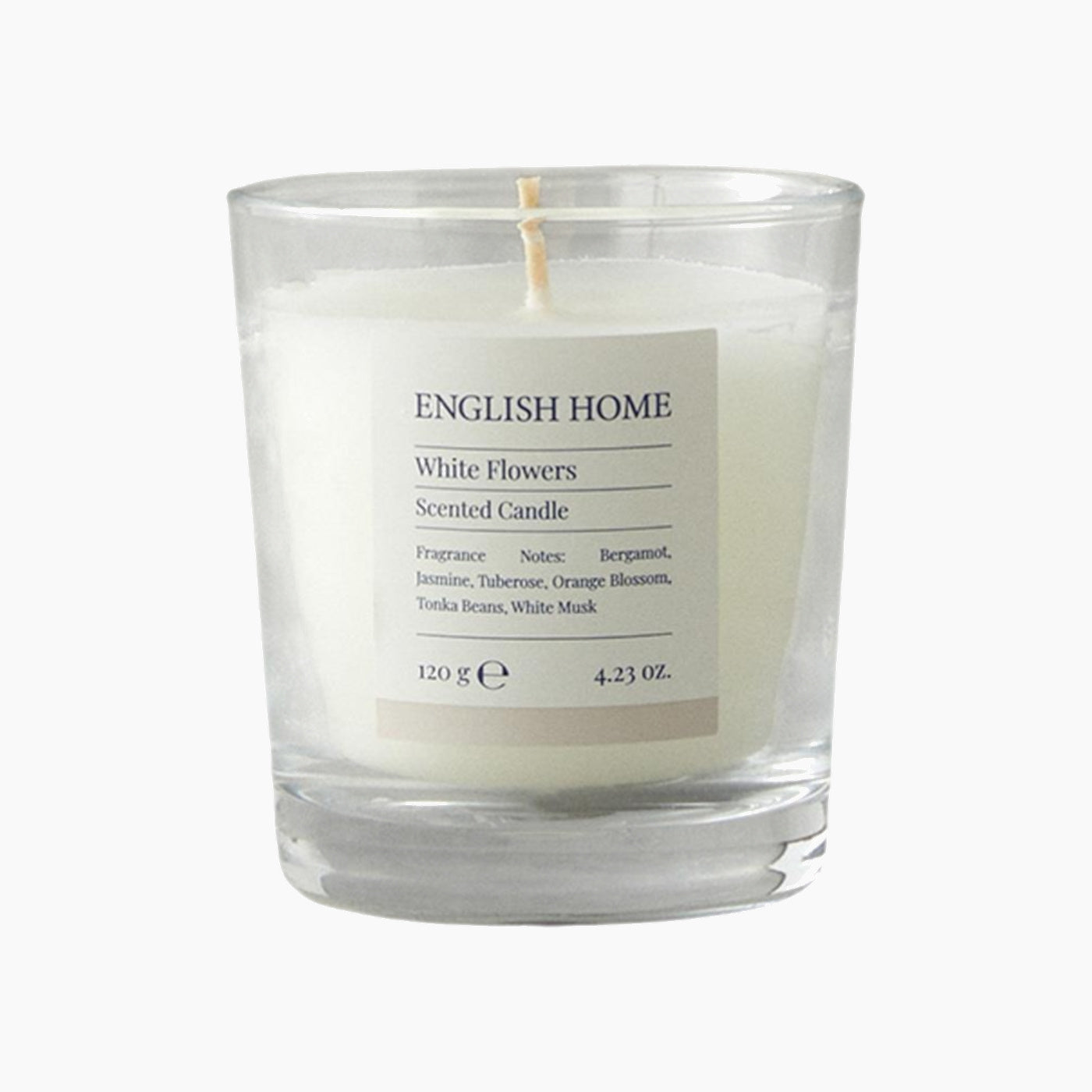 EH Living White Flowers Scented Candle 120 g EH Living White Flowers Scented Candle 120 g