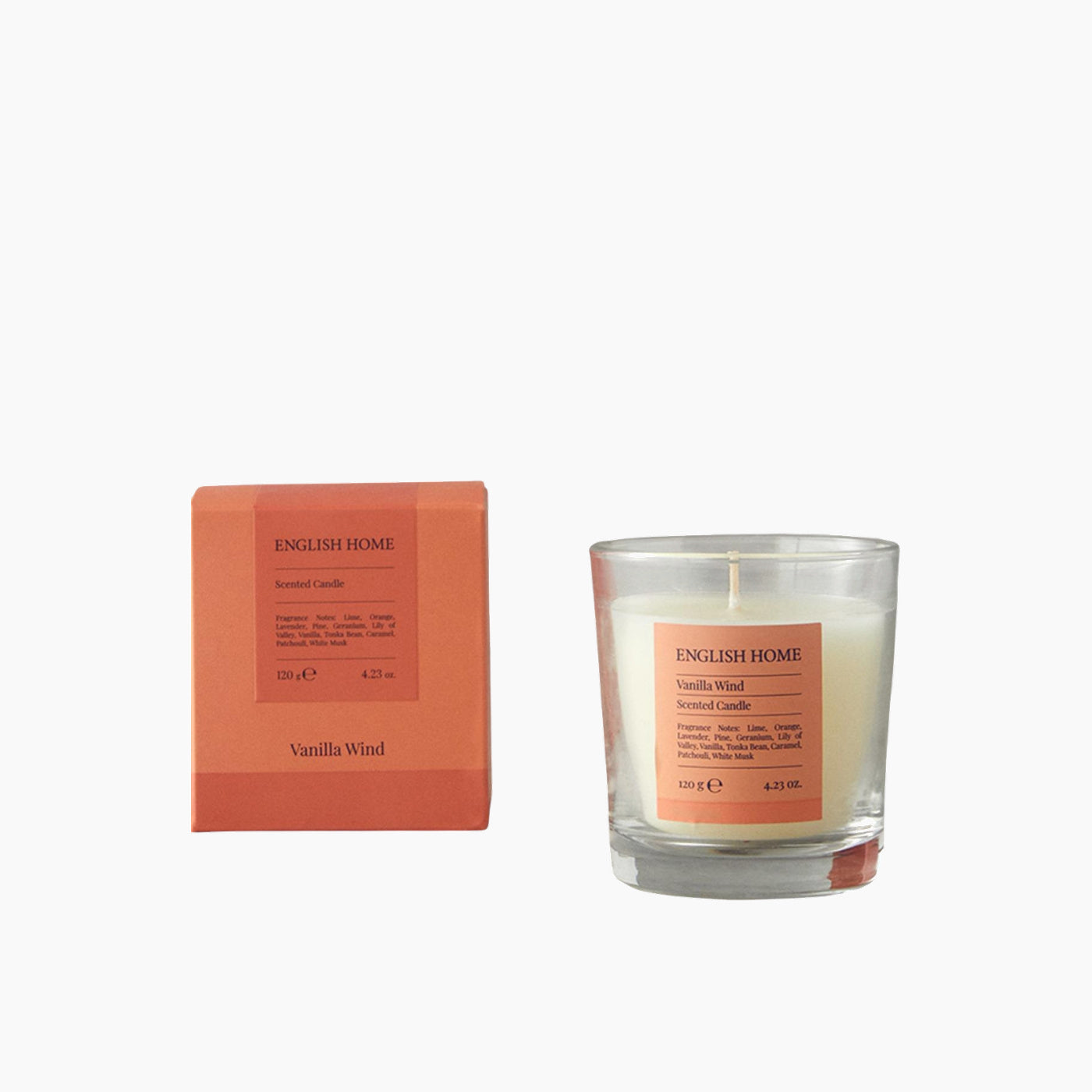 EH Living Vanilla Wind Scented Candle 120 g EH Living Vanilla Wind Scented Candle 120 g