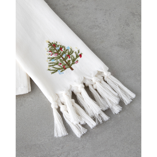 EH Living Fancy Tree Cotton Drying Cloth 30x50 cm White