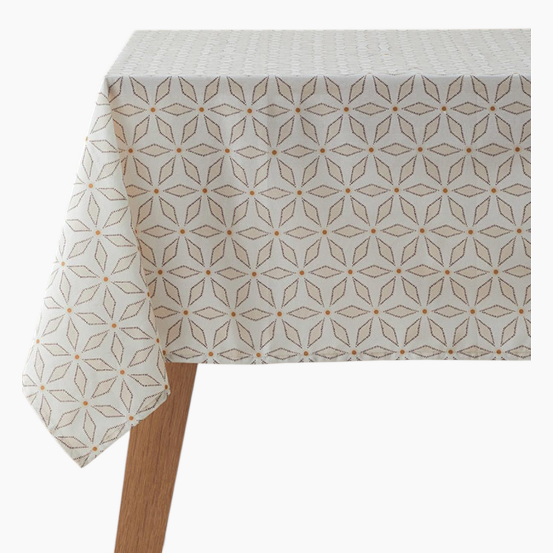 EH Living Modern Sense Cotton Table Cloth 150x220 cm White