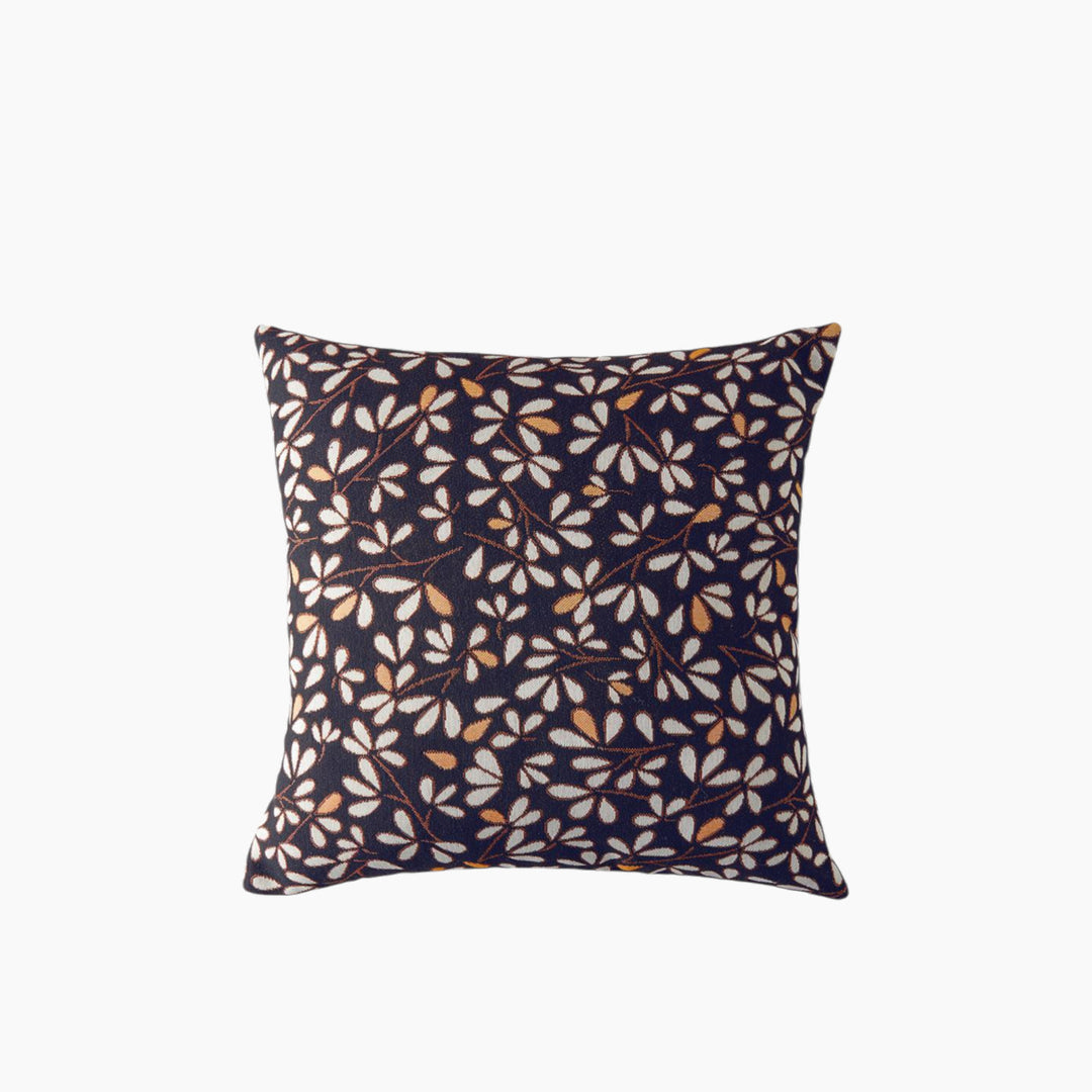EH Living Floria Toss Pillow Cover 45x45 cm Black