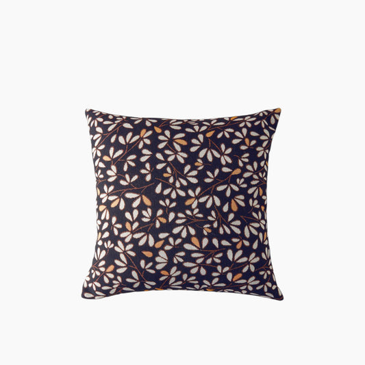 EH Living Floria Toss Pillow Cover 45x45 cm Black