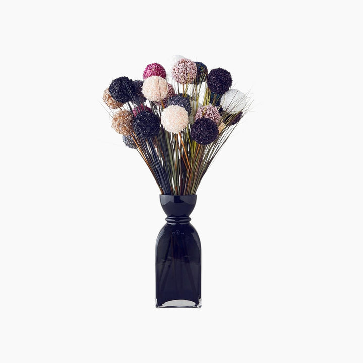 EH Grass Bush Single Branch Artificial Flowe 63 Cm Damson