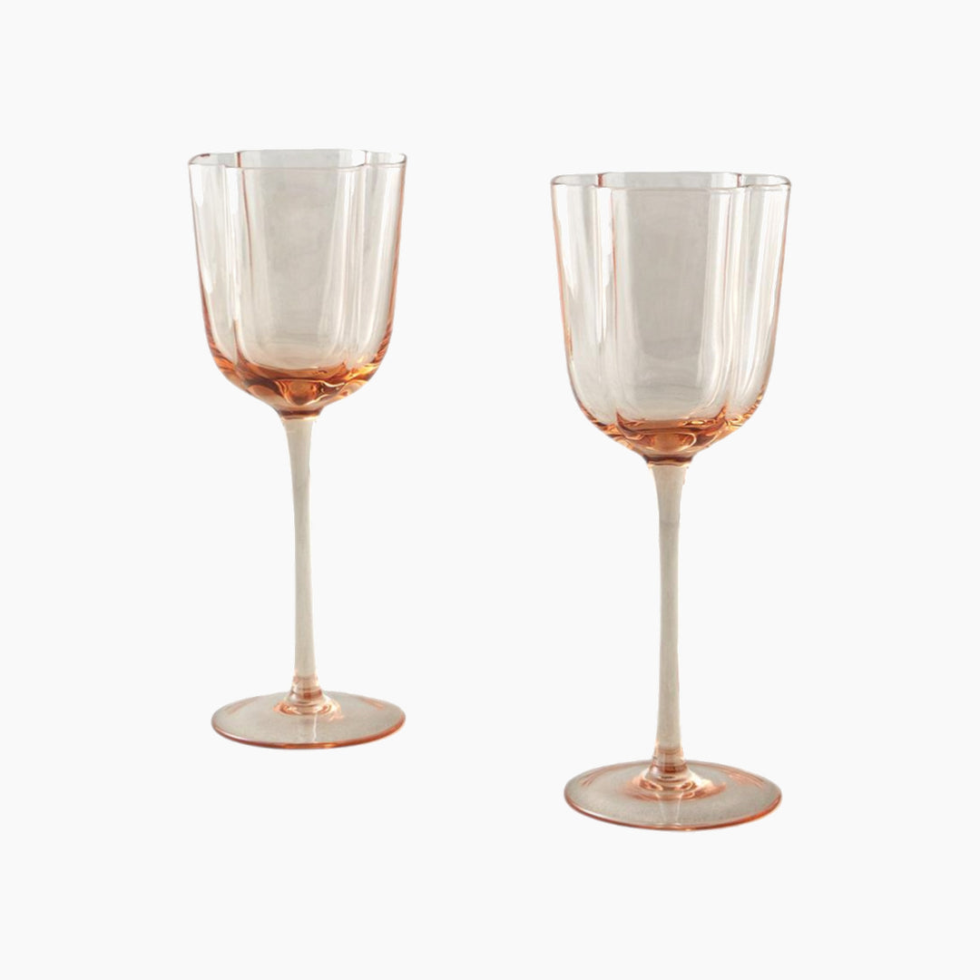 EH Living Reina Glass Hand Made 2-Piece Chalice