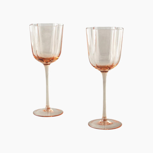 EH Living Reina Glass Hand Made 2-Piece Chalice