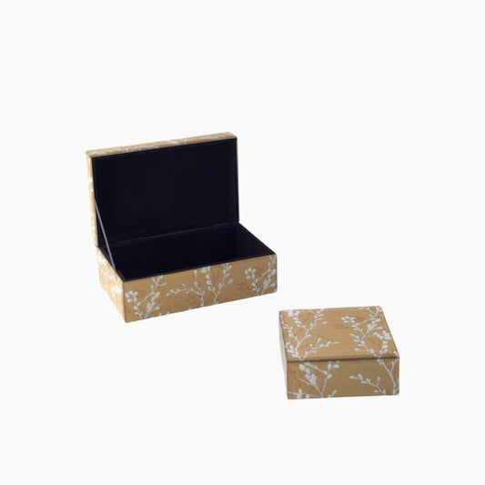 EH Living Sakura Garden Glass Decorative Box