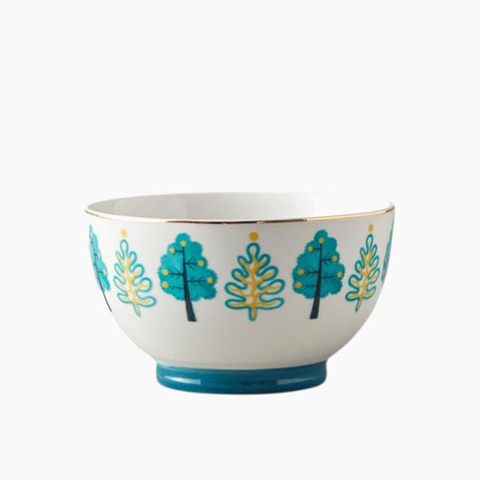 EH Living Love Jungle New Bone China Bowl 500 ml Green