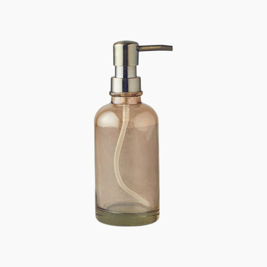 Rustic Bathroom Soap Dispenser 20 cm Amber