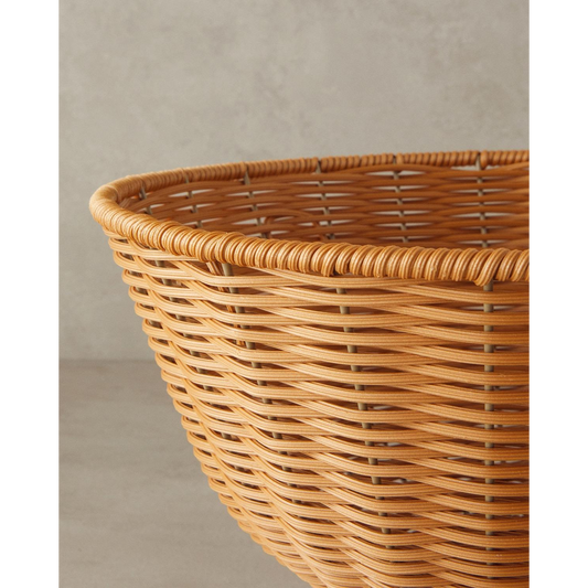 EH Living Victoria Plastic Rattan Serving Ware 30x20 cm Brown