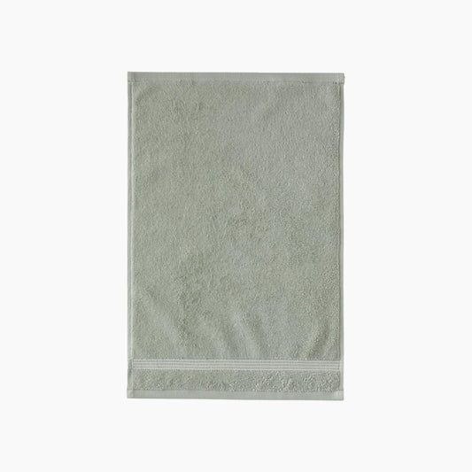 EH Living Shiny Stripe Cotton Glitter Face Towel Set 30x45+50x80 cm Sea Green