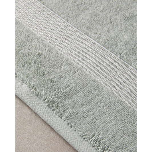 EH Living Shiny Stripe Cotton Glitter Face Towel Set 30x45+50x80 cm Sea Green