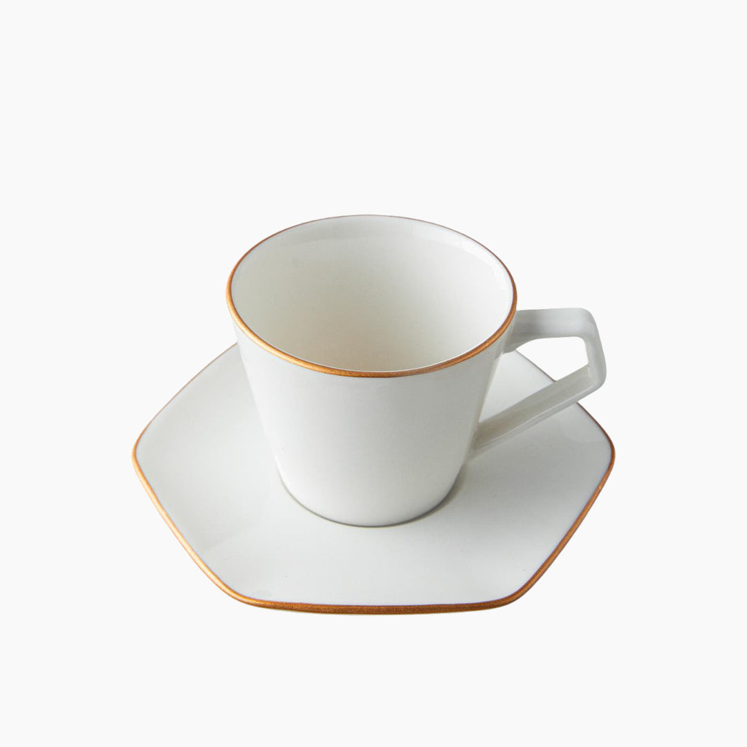 EH Living Marlin Bone Porcelain 12 Pieces 6 Servings Coffee Cup Set 80 ml