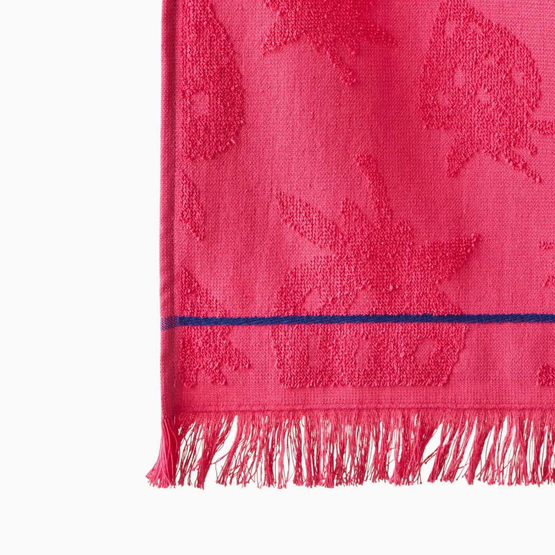 EH Sweet Strawberry Cotton Beach Towel 70X140 Cm Fuchsia