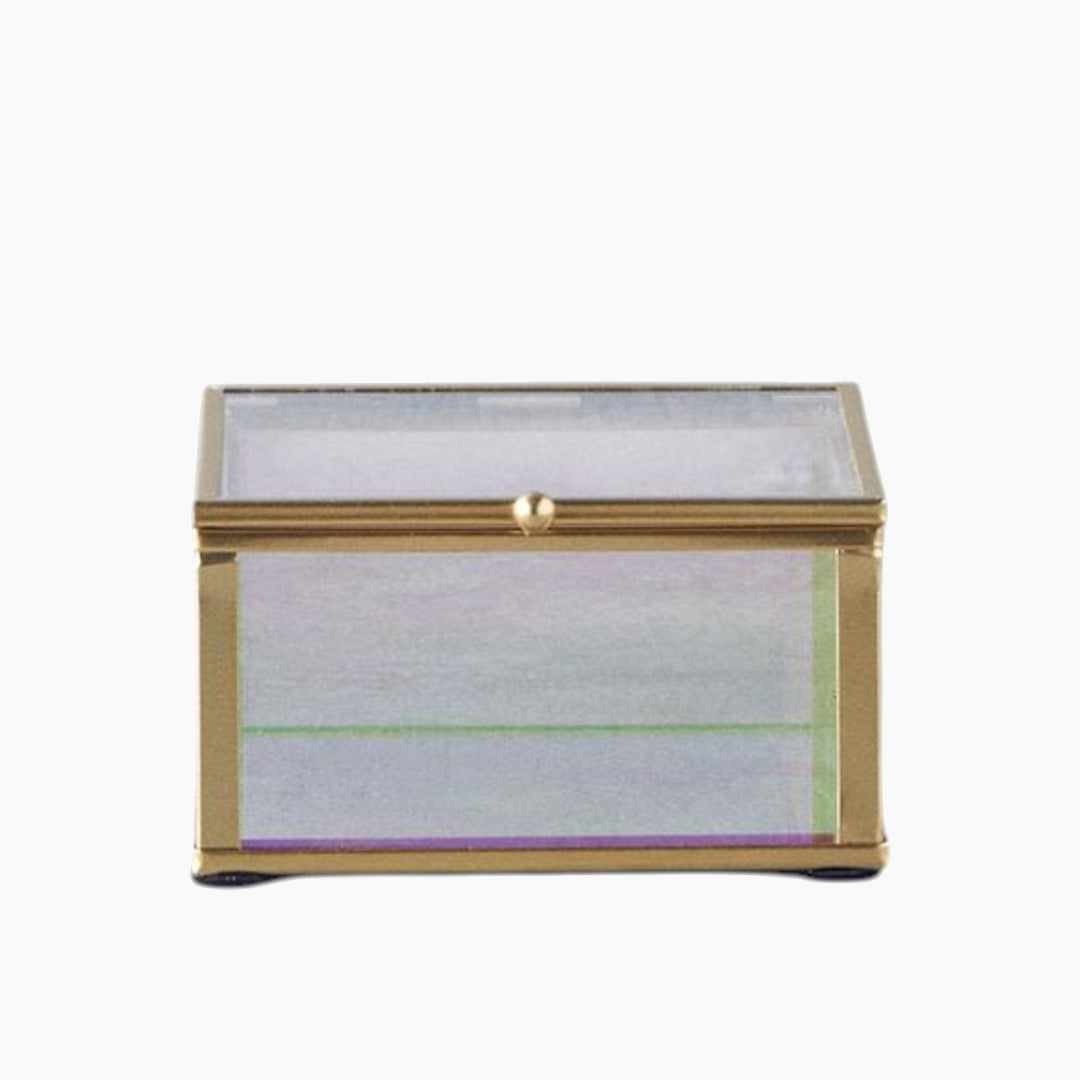 EH Living Mabella Decorative Box 10x10x5.5cm Gold