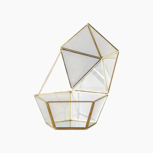 صندوق زخرفي EH Living Nerita 17x16x14 سم Iris Luster