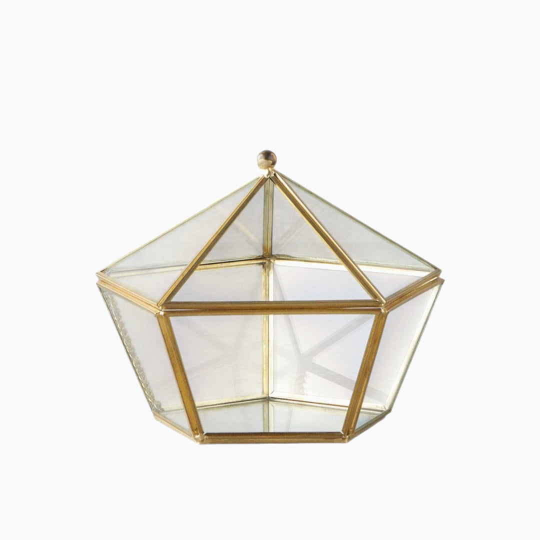 EH Living Nerita Decorative Box 17x16x14cm Iris Luster