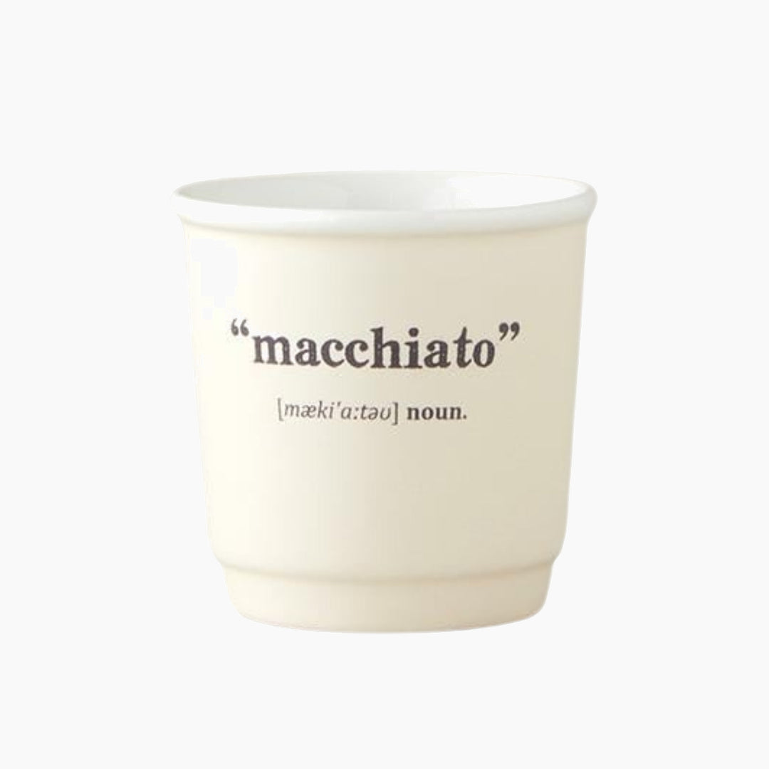 EH Phoebe New Bone China Espresso Cup - 2 Pieces 2 Servings Cup 90 Ml Navy Blue - Cream