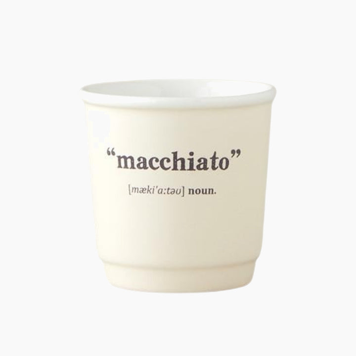 EH Phoebe New Bone China Espresso Cup - 2 Pieces 2 Servings Cup 90 Ml Navy Blue - Cream