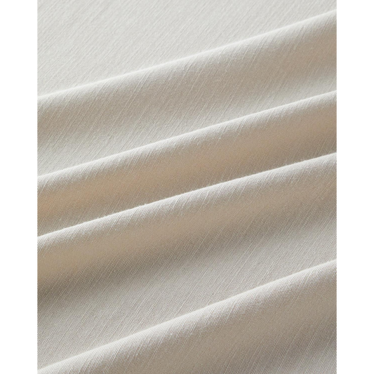 مفرش طاولة قطني مكشكش من EH Living مقاس 150x200 سم كريمي