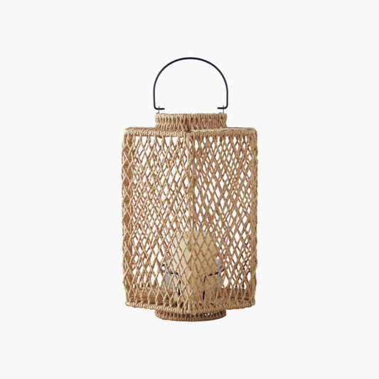 Liza Paper Thread Lantern 12x20x28 cm Natural