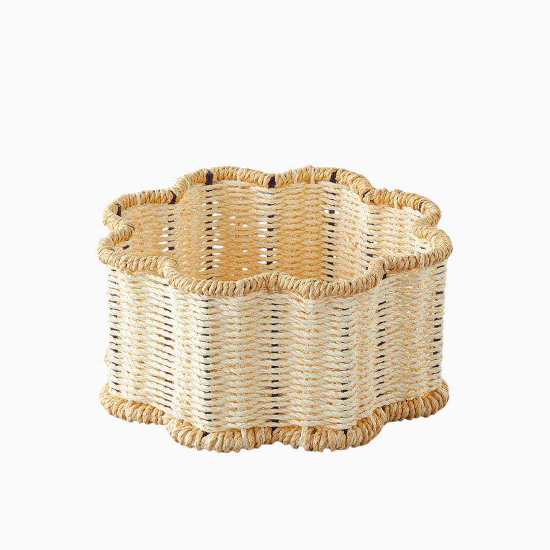 EH Living Flore Paper Thread Basket 1.5 cm Orange