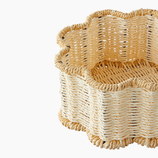 EH Living Flore Paper Thread Basket 1.5 cm Orange