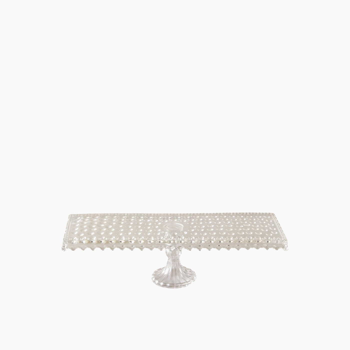 EH Living Bubbles Glass Cake Stand Transparent EH Living Bubbles Glass Cake Stand Transparent