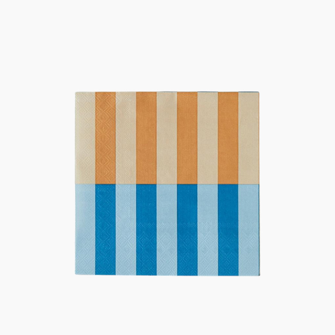 EH Living Summer Line Paper 20 pcs Napkin 33x33 cm Orange - Blue