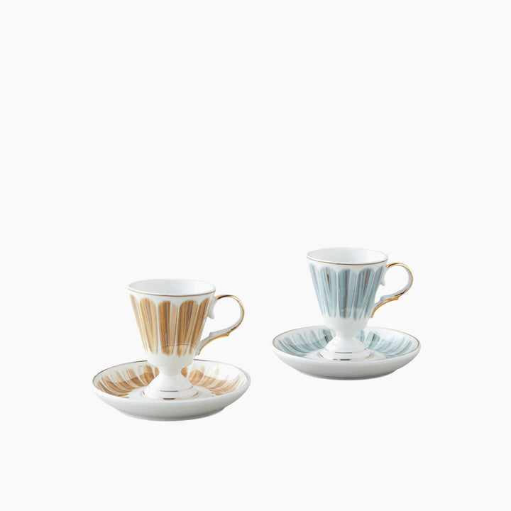 EH Winnie Porcelain 4 Pieces 2 Servings Coffee Cup Set 90 Ml