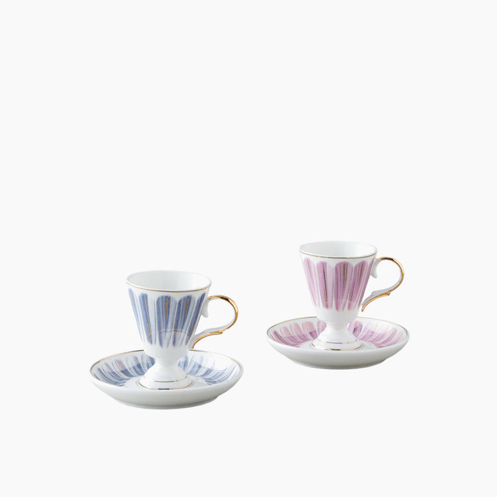 EH Winnie Porcelain 4 Pieces 2 Servings Coffee Cup Set 90 Ml