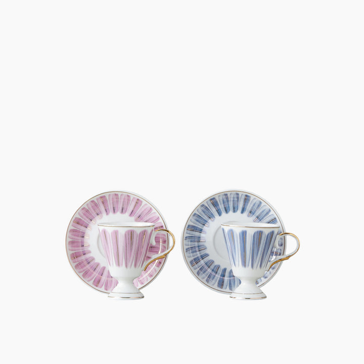 EH Winnie Porcelain 4 Pieces 2 Servings Coffee Cup Set 90 Ml