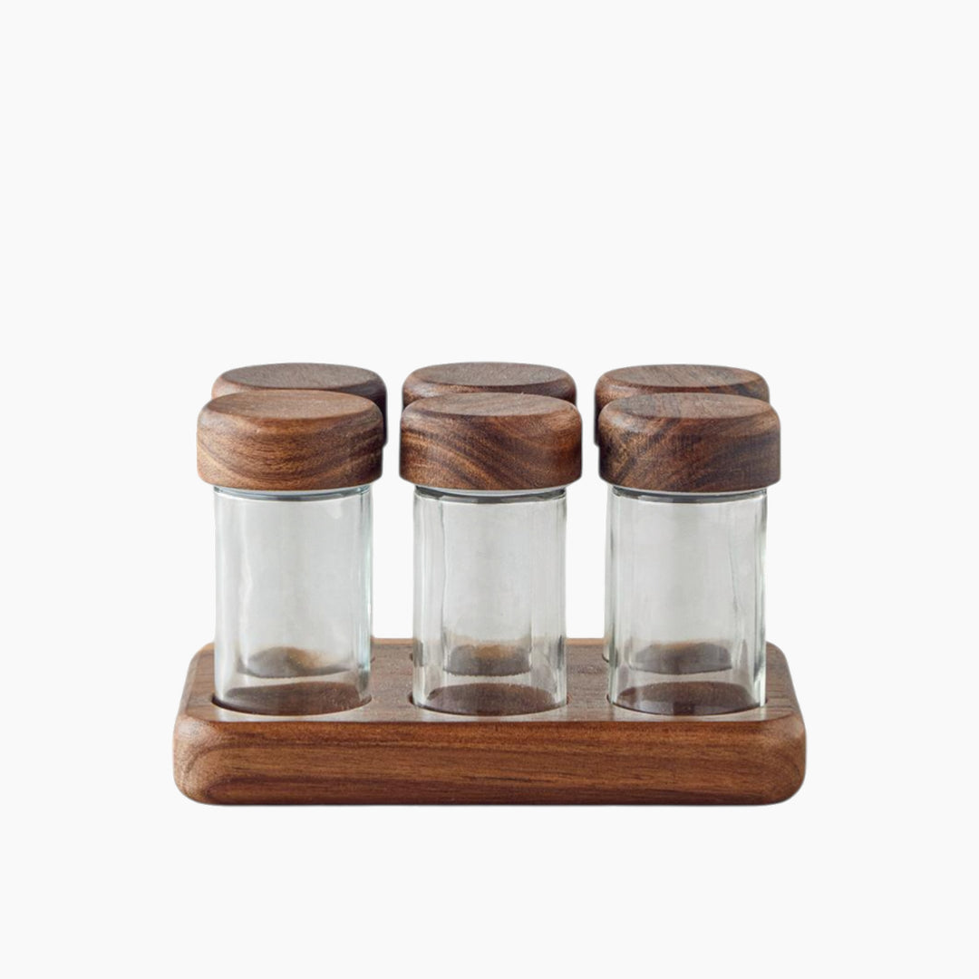 EH Living Elegant Glass Spice Rack