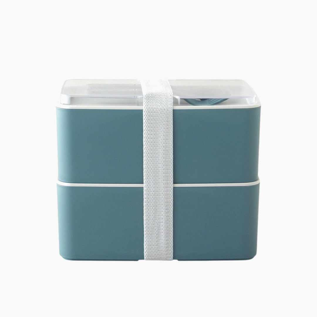 EH Living Mezaluna Time Plastic 2-Tier Lunch Box 1 L- 1 L